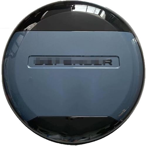 FENQING-Y Cubierta de neumático de repuesto Portecor para Land Rover Defender 90 110 130 2 puertas 4 puertas 2020-2023 plástico ABS, Tasman Blue