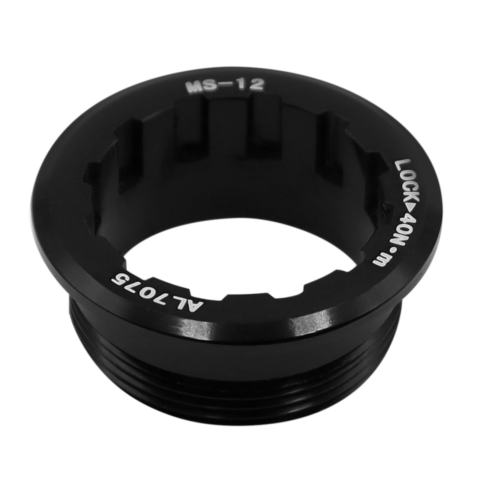 Anello di sicurezza per bicicletta a 12 velocità, compatibile con Shimano Micro Spline, 12 marce, M7100, M6100, M8100, nero, 12 dischi di sicurezza 7R, unisex, per adulti