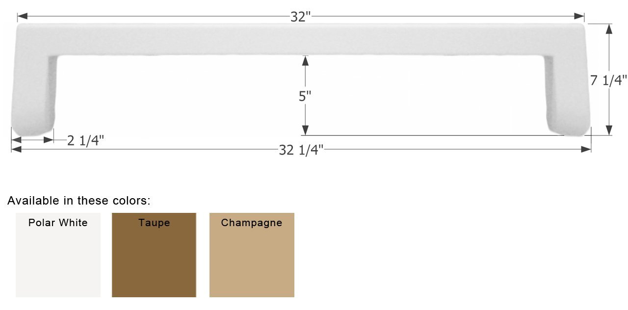 ICON Forest River Step Trim, Taupe