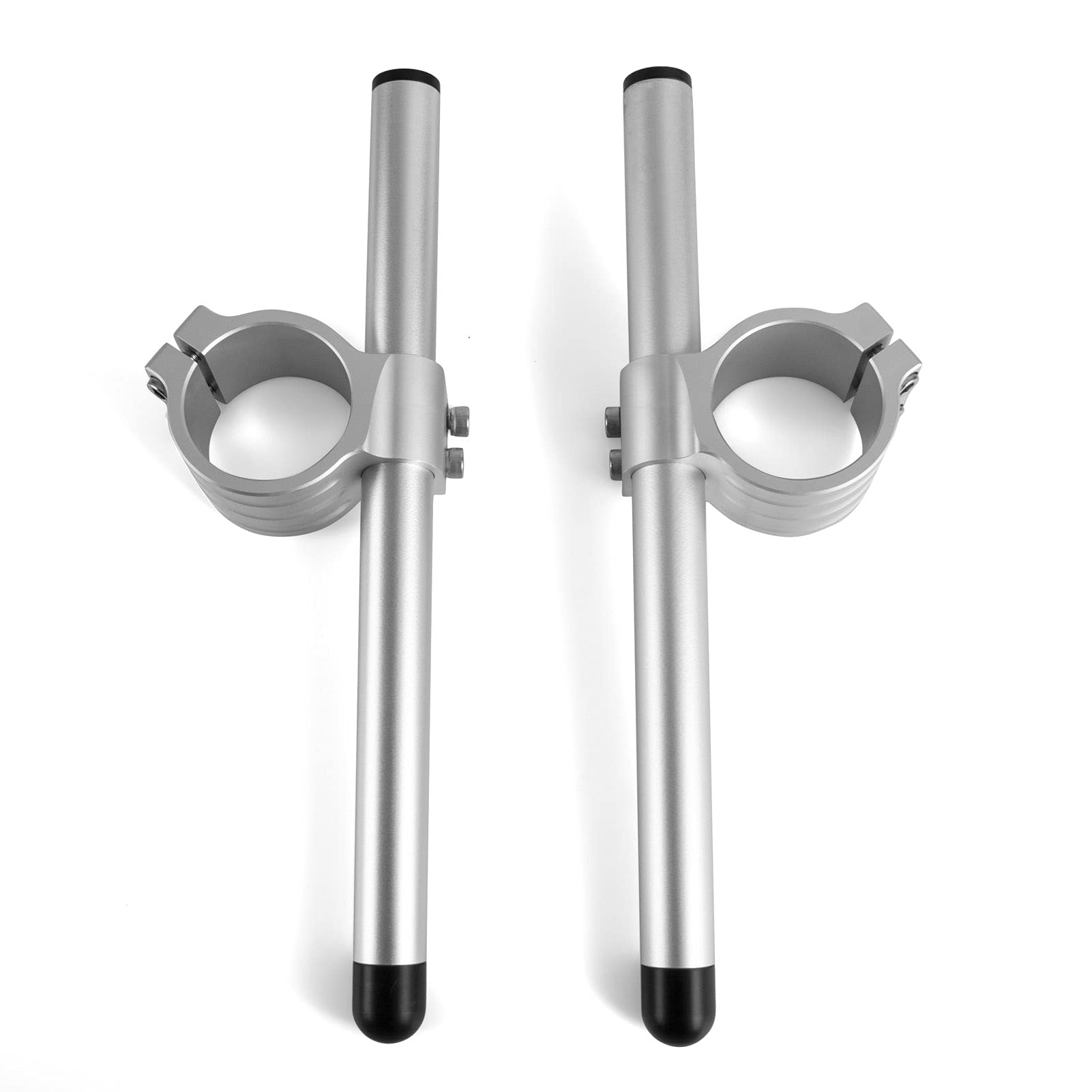kit semimanillares Φ 33mm para CB350 KZ400 GN250 GS250 GS400 SRX250 XV250 XS400 moto horquilla Ø 33mm cafe racer semi manillares inclinables 7°,tubos Ø 22.2mm aluminio