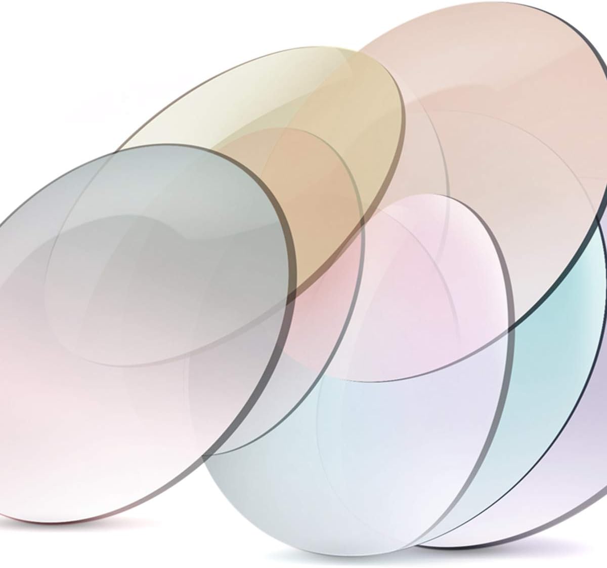 Cat Eye Rimless Sunglasses Oversized One Piece Colored Transparent Eyewear Retro Eyeglasses for Women Men … Dark Gray image 4 of 6 B07GXH55R6