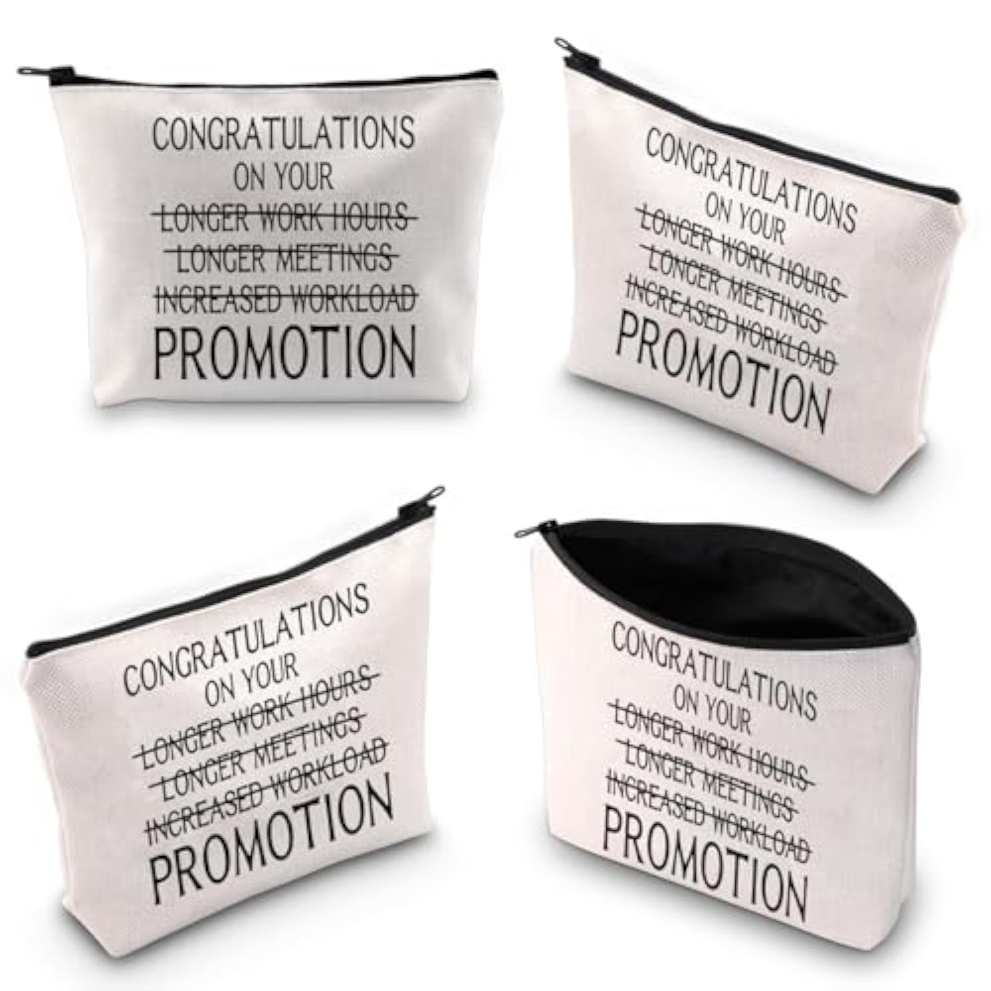 Work Promotion Makeup Bag, Gift for Her