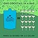 Lt. Blender's Margarita in a Bag - Margarita Mix - Each Bag Makes 1/2 Gallon of Frozen Margaritas – Non-GMO Cocktail Mix - No Margarita Machine Needed – Add Liquor, Wine or as a Mocktails (Pack of 1)