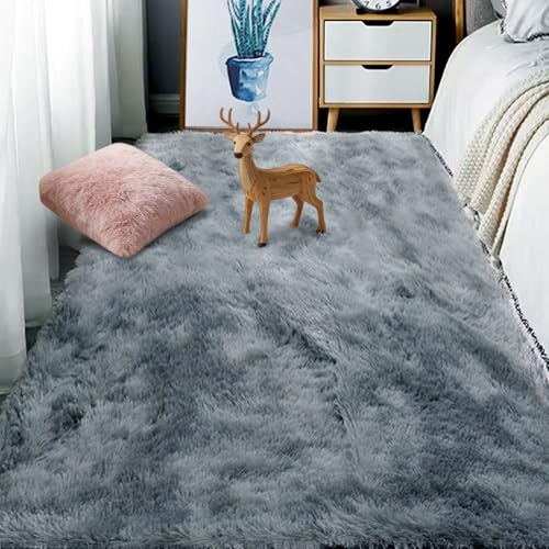 Tapis moelleux chambre antidérapant et lavable en machine