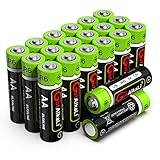 GutAlkaLi Batterien Micro Alkali, AA,LR6, 20 Stück für Kameras, Spielecontroller, Spielzeug und Uhren
