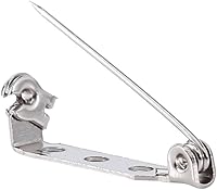 Vista 6 de Walfront 50 pines de seguridad para barra, broche de cierre, varios tamaños, tres agujeros, juego de broches de hierro para acolchar, mantas