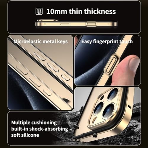 Coque de protection anti-chaleur pour iPhone 15 et 16 Pro Max