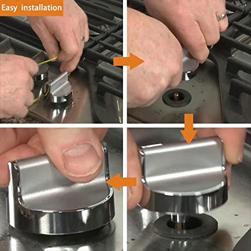 Beaquicy Upgraded W10766544 Gas Stove Knobs 5 Pack Burner Control Knobs Replacement For Whirlpool Range Wfg540H0Es0 And Replaces W10430807 W10676228 4248219 Ap5958476 Ps10067059 Eap10067059 #TOP5