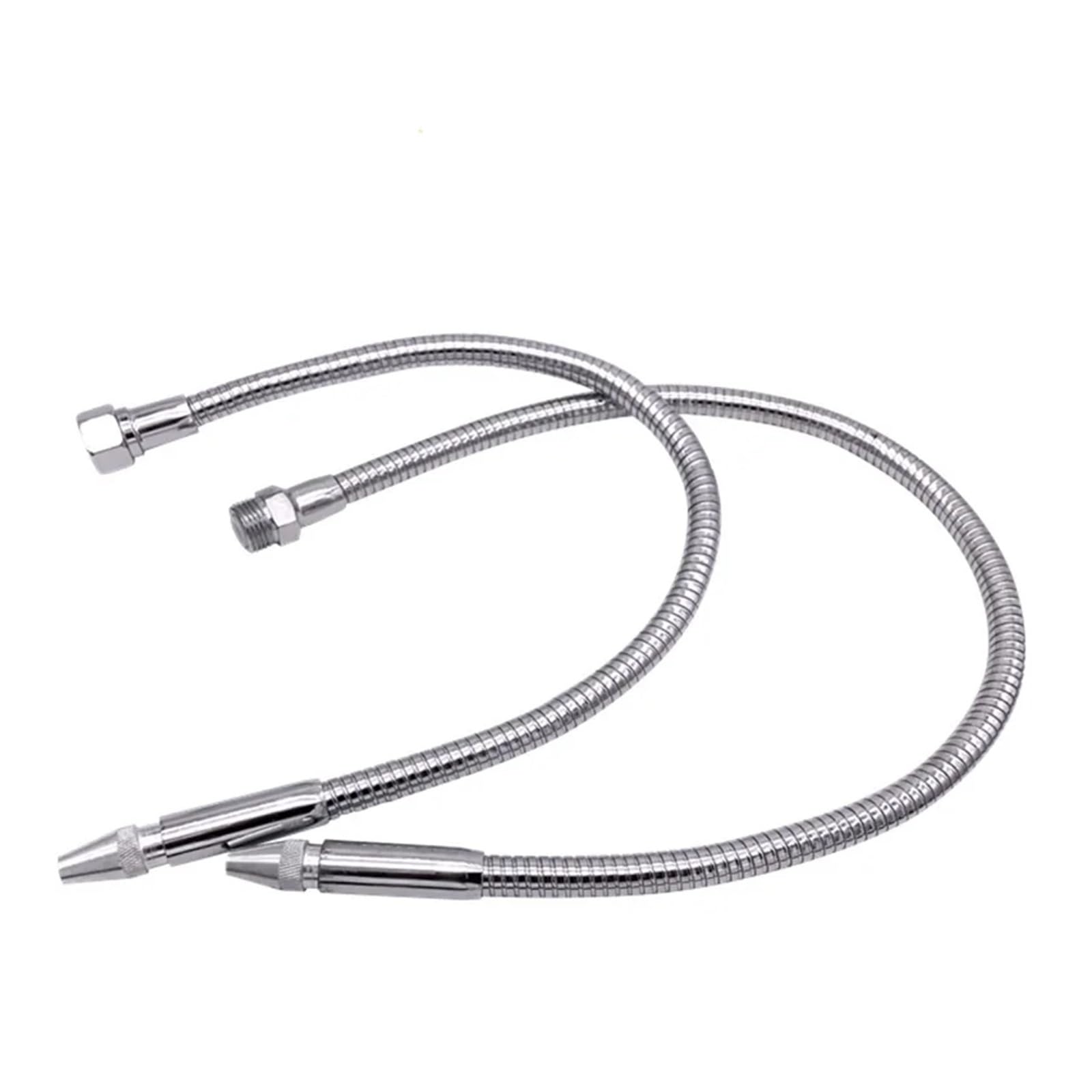 Tubo flessibile for tubo refrigerante acqua olio, 1 pezzo 1/4" 3/8" 1/2" metallo filettato for tornio CNC con dimensioni multiple(1/2 Female 400mm)