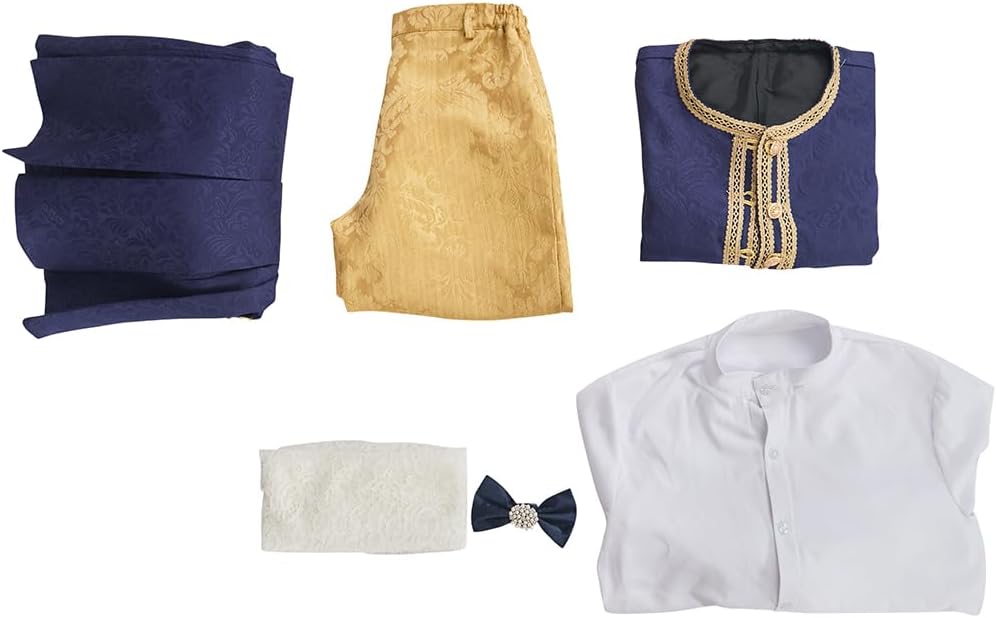 18th Century Adult Men Victorian Rococo Costume Baroque Masquerade Luxury Outfit King Prince Suit - Image 7