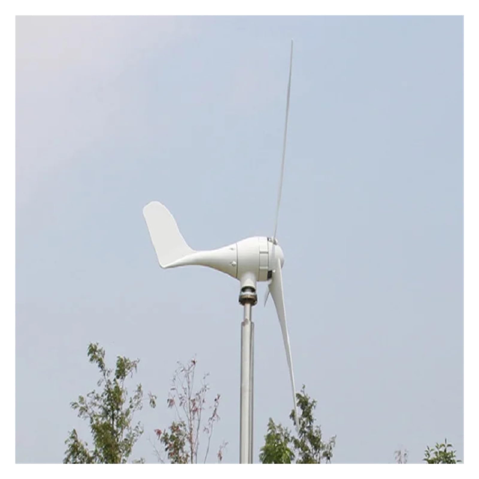 Windgenerator, 700W Windgenerator 3 Klingen 12V 24V 48V Windkraftanlage for Heimgebrauch, Überwachung und Stadtlampe Permanentmagnetgenerator(12V)