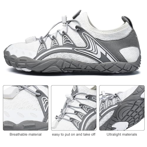 Image of Water Shoes Womens Mens, Barefoot Quick-Dry Aqua Shoes for Outdoor Swimming, Running, Training, Surfing, Hiking and Kayaking