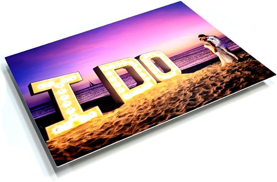 Hitech Albums Metal Personalized Photo Wall Decor Picture - Metal Print Put your Photo on Metal Personalized Photo Prints - Custom Photo Gift Wall Art Ready to Hang. Made in the USA! (4"x6")