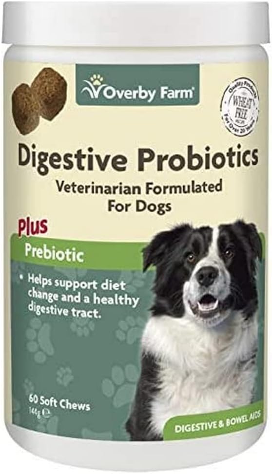 Digestive Probiotics Soft Chews for Dogs, 60-Piece, 144 g