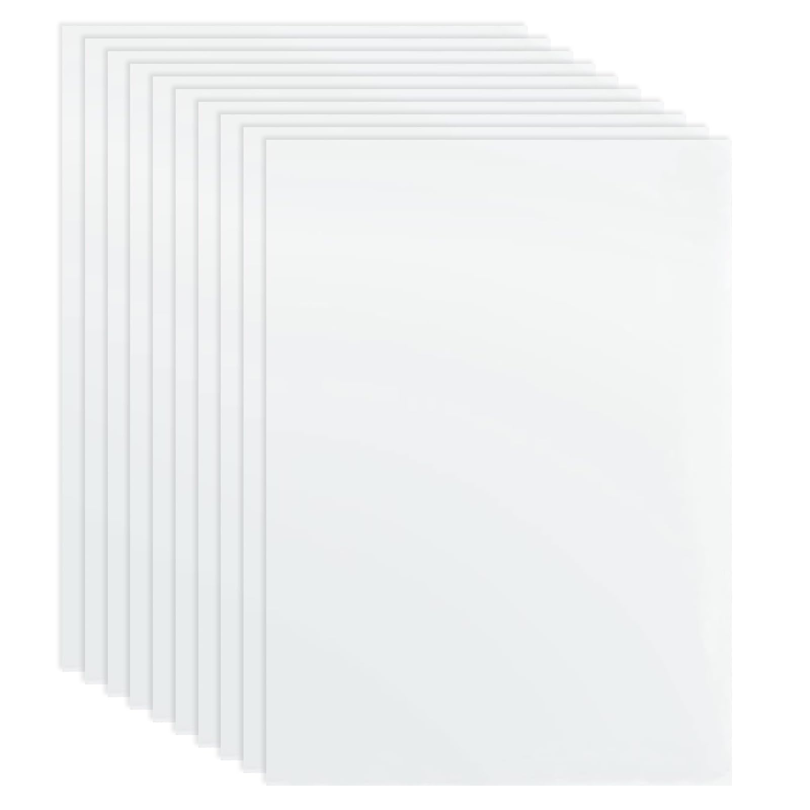MANCHAP 30 fogli vuoti per stencil in Mylar da 30 x 30 cm, pellicola per stencil in Mylar da 10 mm, fogli di stencil quadrati plastica per creare i tuoi stencil