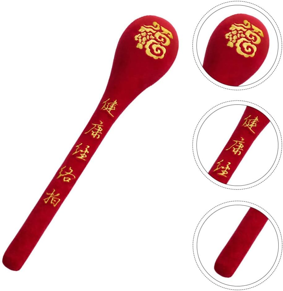 FRCOLOR Meridian Sha Board 18.9 Inch Handheld Massage Pat Stick for Body Tapping Therapy Muscle Relaxation Blood Circulation and Fatigue Relief