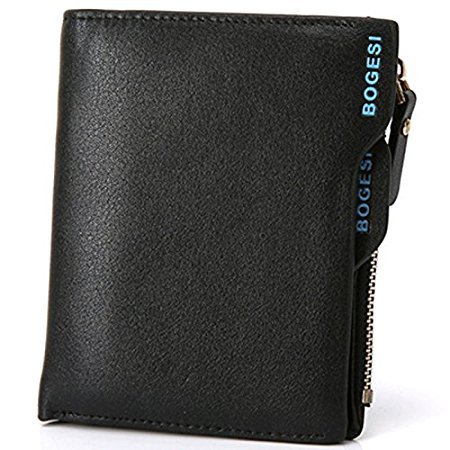 black leather mens wallet with 11 slots-image-27