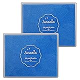 Amplia gama de usos: la almohadilla de tinta portátil es perfecta para tarjetas de felicitación, pintura de huellas dactilares, álbumes de recortes, huellas de bebé y grabación de huellas dactilares.