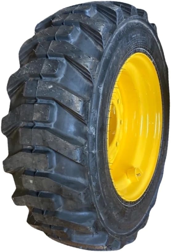 (1) Galaxy Tires HD 10-16.5 XD2010 Skid Steer Tire on Wheel/Rim (8 lug) for New Holland-10PLY -10X16.5 (Right side mount)