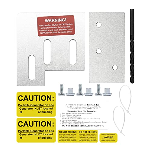 Hoypeyfiy Kit de interloque gerador quadrado D para Homeline 150 200, SD200A, espaço de instalação d