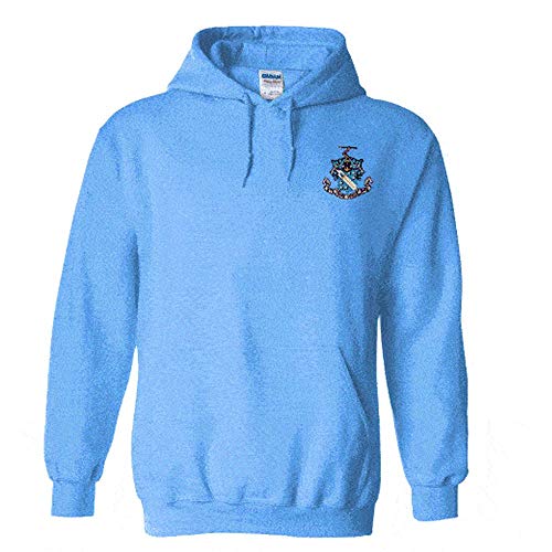 Greekgear Phi Delta Theta Crest - Shield Emblem Hooded Sweatshirt
