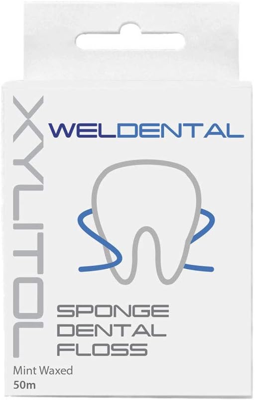 Weldental Xylitol Expanding Dental Floss 50m Available in Singles, 4-Packs, and 6-Packs