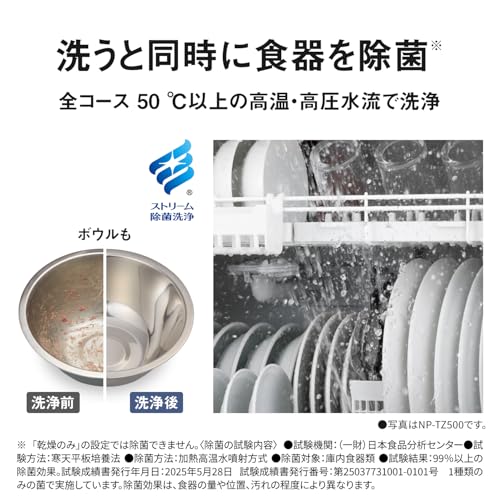 パナソニック 食器洗い洗浄機 ホワイト NP-TSK2-Wサムネイル7