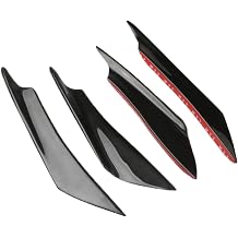 4Pcs Car Front Bumper Canard Lips For Hyundai Kona EV 2G 2024-2026