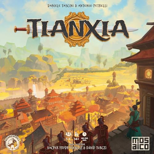 Mosaico Jogos | Tianxia | Jogo “Euro” sobre império chines a Grande Muralha | 1 a 4 jogadores, a partir de 14 anos, 60 a 120 minutos