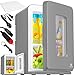 Produktbild KESSER® 2in1 Mini Kühlschrank Kühlbox 15 Liter Kühl und Heizfunktion Tragbarer AC DC 220-240V/12V Steckdose und Zigarettenanzünder Warmhaltebox Mini-Thermobox Auto Büros Zimmer Camping Garten Grau