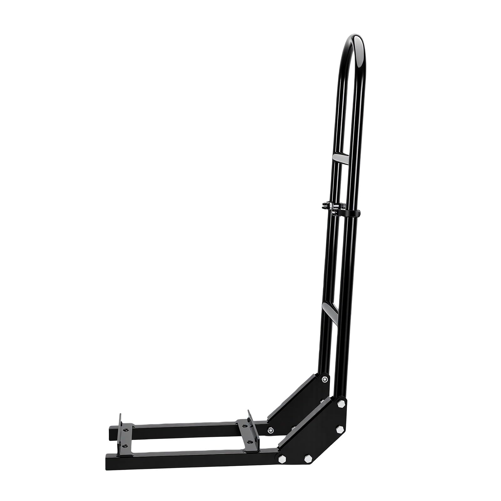 Topiky Maniglia di Supporto Posteriore per Cart, Poggiapiedi in Metallo | Heavy Duty Safety Handle Rail, U Shaped Round Pipe, Adjustable Height, for EZGO and