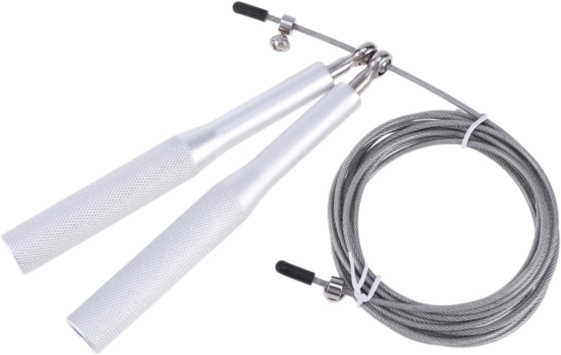 POPETPOP Battle Rope for Home Gym Aluminum Jump Rope Quick Adjuster Fitness Equipment for Boys and Girls Adults