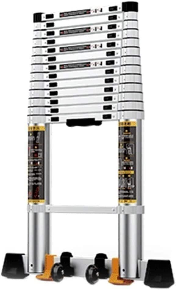 Folding Ladder Ladders,Multi-Purpose Alumitelescoping Ladder Extension Extend Portable Ladder Foldable Ladder with Support Bar for DIY Home Office 330Lbs Capacitydiy Tools Step Ladder (Color : 18ft/5
