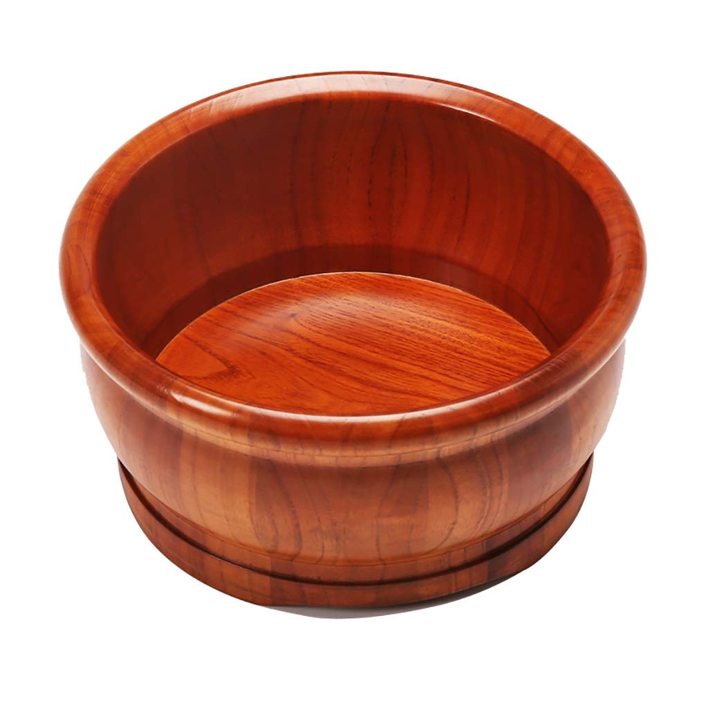 TBLOTYD Foot Barrel,Massage Wood Bath Bucket,Handmade,Footbaths Smooth Surface,Bathroom Accessories Present Vision Hopeful Selfless Dedication Friendship and Virtue