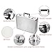 Bory Aluminum Hard Case Briefcase Silver Toolbox Professional Carrying Case Aluminum Flight Cases Portable Equipment Tool Case