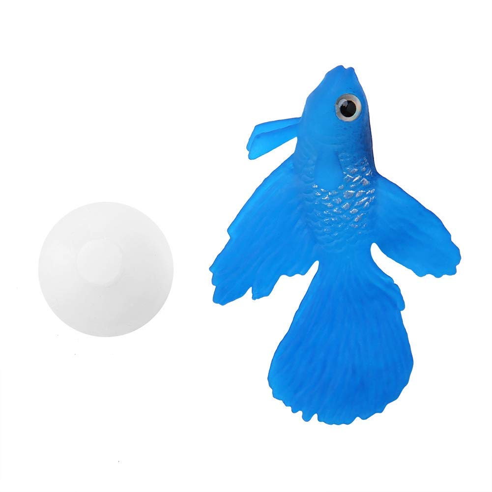 Aquariumvissen Kom Plastic Zwemmen Gouden Betta Vis Grappige Kunstmatige Siliconen Kleine Nep Decoratie Ornamenten, Bruine Betta Vis, Modern Design