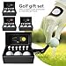 Elyrav 1 Set Golf Gift Box with 3 Balls, 6 Tees, Metal Divot Repair Tool, Hat Clip - Golf Accessories Kit - Faux Leather Case - Men and Women - Professional Beginner Golfer Gift