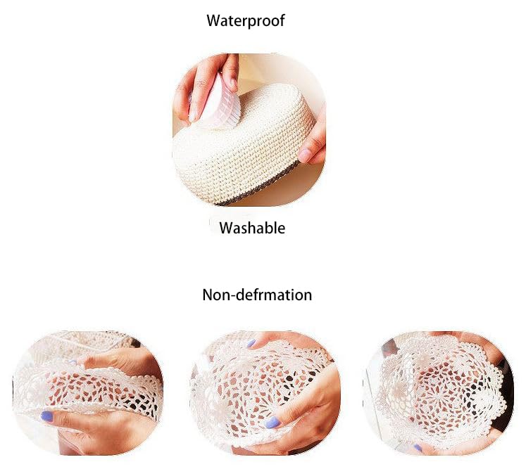 Bolso de playa tejido de algodón para mujer miniatura 2