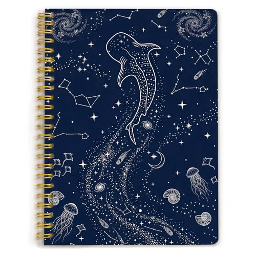 Carnet de notes A5 ligné à spirale pour écriture et réunion