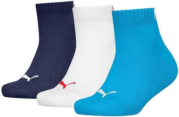 PUMA Quarter Recycled Cotton Chaussettes Mixte enfant (lot de 3) - 3