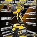 GoYwato Cordless Impact Driver 300N·m - 21V 1/4" Hex Chuck Brushless Hand Impact Driver with & 2 x 4.0Ah Battery & Charger & 14 x Sockets Set & 10 x Screwdriver Bit for Home Projects & DIY Hobbyist