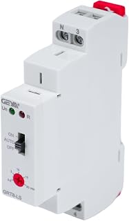 GEYA Zeitrelais 230V Treppenhausautomat 0,5-20 Minuten Einstellbare Zeitschalter GRT8-LS AC 230V Treppenlichtzeitschalter 16A DIN-Schienenmontage.