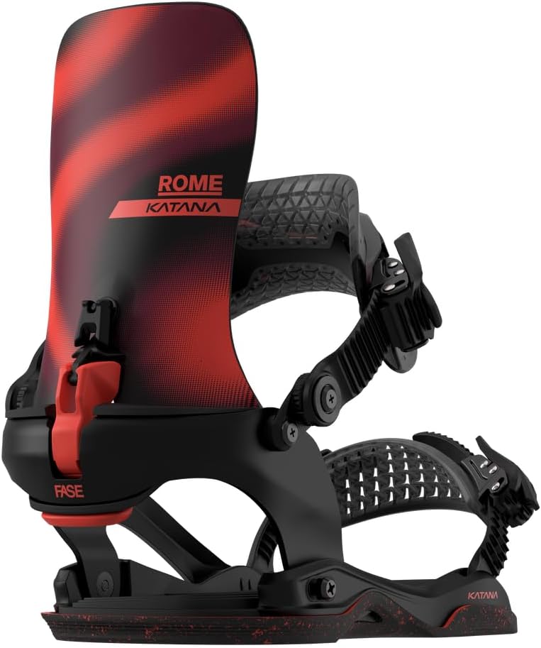 Rome Katana AW FASE Women's Snowboard Bindings | Quick-Entry, Step-In, AsymWrap, Flex 8/10, Nylon Highback, Nylon Baseplate, 2-Degree Canted Footbed, Intermediate