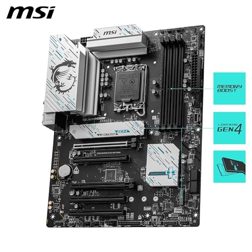 MSI B760 GAMING PLUS WIFI DDR4 - Scheda madre ATX - Scheda madre - Immagine 2
