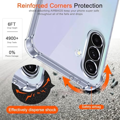 Image of ShieldTech Back Cover Case for Samsung Galaxy A37 5G | Camera Protection | Transparent Mobile Phone Back Case Cover for Samsung Galaxy A 37 5G | Samsung A37 5+G TPU Transparent Back Cover Case