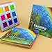 Highly Pigmented Rainbow Eyeshadow Palette,YMH BEAUTE 9 Color Bright Iridescent Eye Makeup Palette Colorful Neon Matte Eye Shadow Palettes Long Lasting Waterproof Cruelty-free