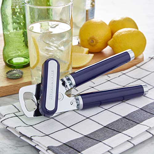 Image of KitchenAid Classic Multifunction Can Opener / Bottle Opener, 8.34-Inch, Cobalt Blue