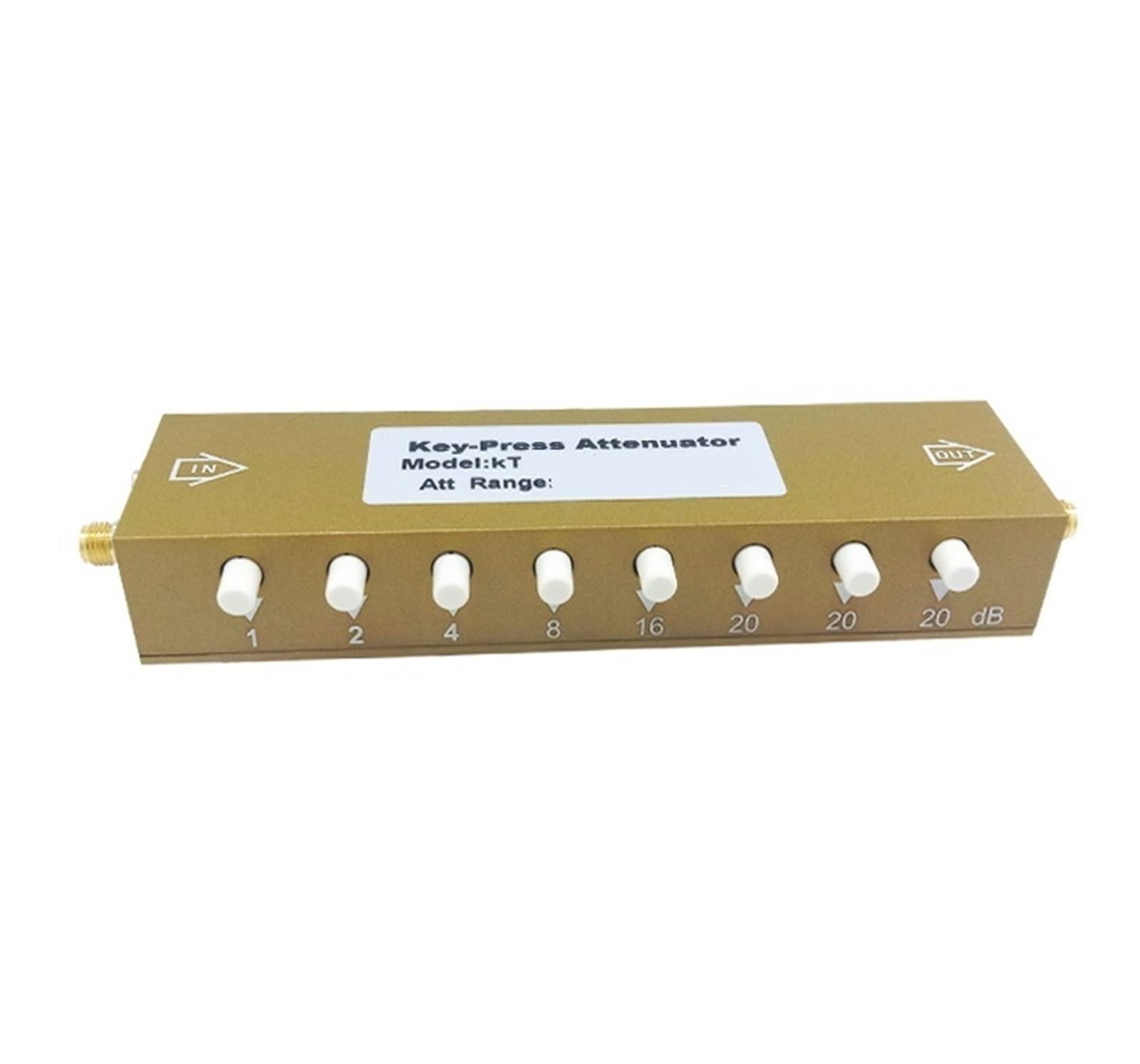 Atténuateur de Signal RF réglable SMA, 0-90 DB 3 GHz 5 W, 0-60 DB 4 GHz 2 W, 0-90 DB 4 GHz 2 W, 0-30 DB 4 GHz 5 W, 0-90 DB 4 GHz 5 W, 0-60 DB 5 GHz 5 W(0-60dB 4GHz2W)