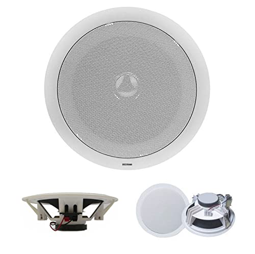 DISCORAMA CASSA SPEAKER DA SOFFITTO 4 POLLICI 3W, CASSA SPEAKER AUDIO FILODIFFUSIONE ALTOPARLANTE 15CM, CASSA DA PARETE CON MONTAGGIO AD INCASSO (3X CASSE)