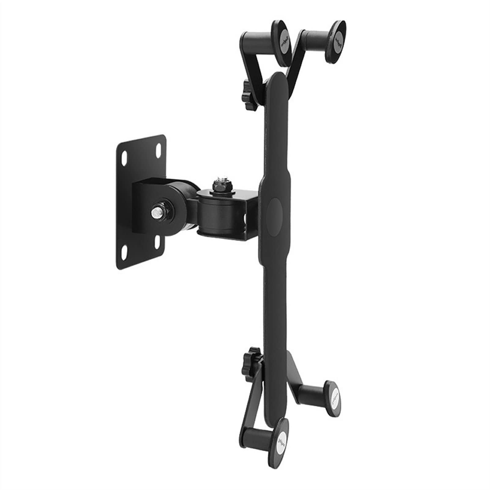 Soporte de Tableta, Soporte de Tableta de Montaje en Pared de rotación de 360 ​​°, Soporte de Soporte de Pared de Metal Estable Universal for 7-13 Pulgadas Tablet PC (Color : Black)